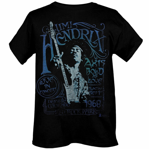 Jimi Hendrix Axis Bold As Love1968 blues rock Official T-Shirt 4XL NWT - Picture 2 of 3